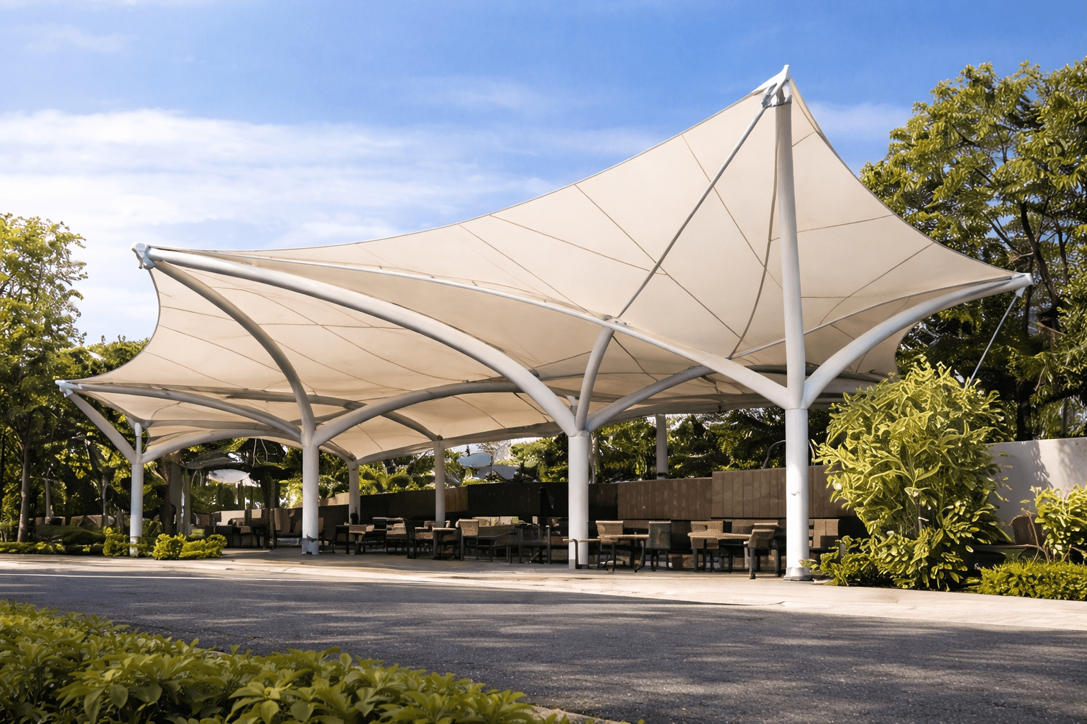 Jasa Kanopi Kain kanopi membrane