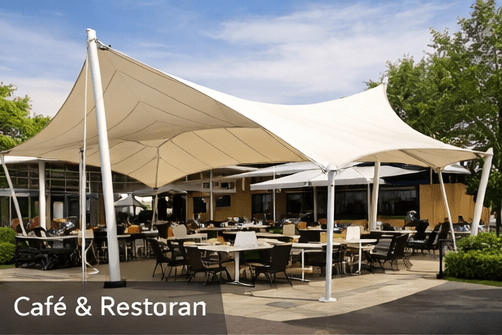 kanopi membrane cafe & restoran