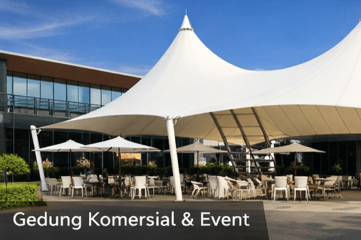 membrane gedung komersial